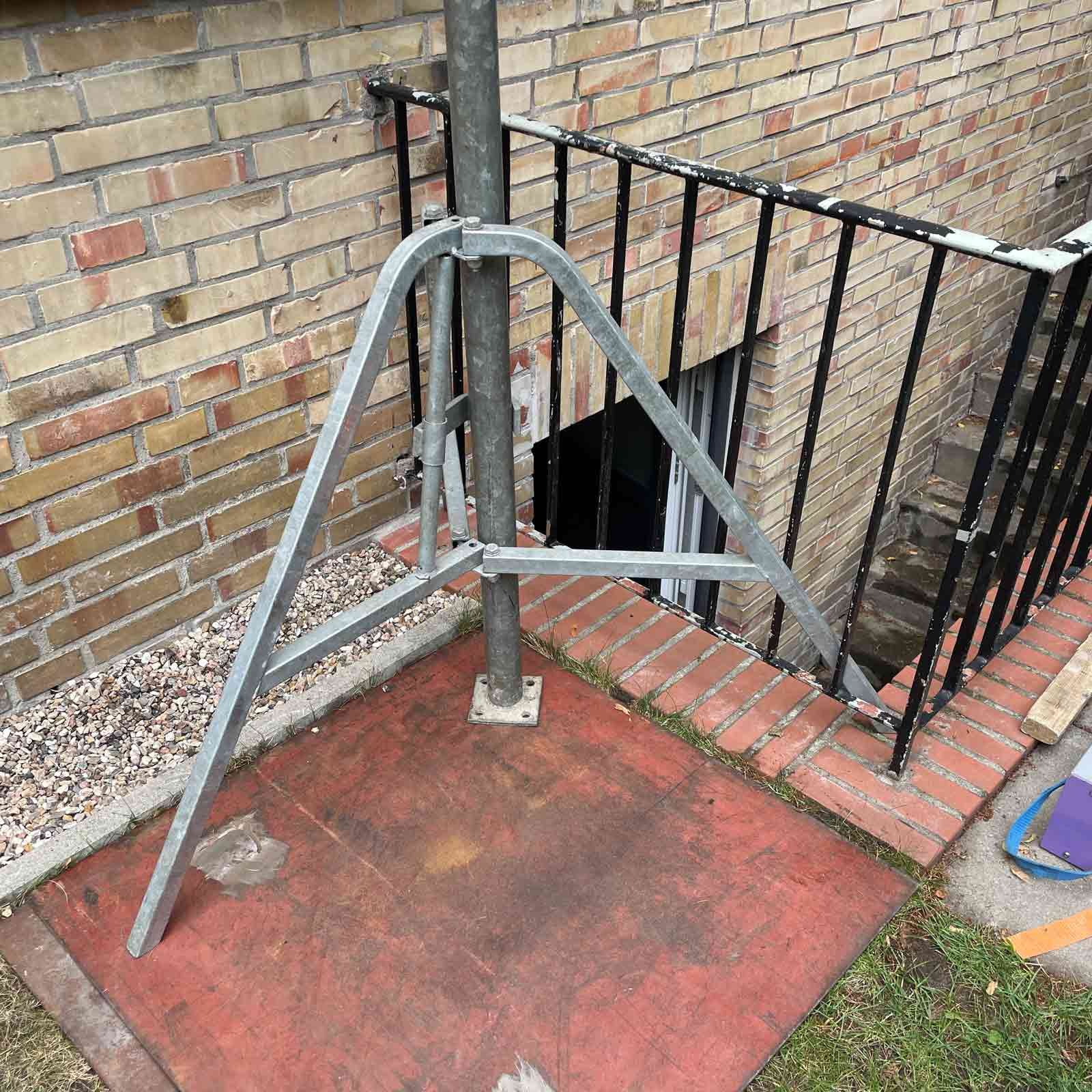 Tresor über die Treppe transportieren aus Keller: der Aufbau