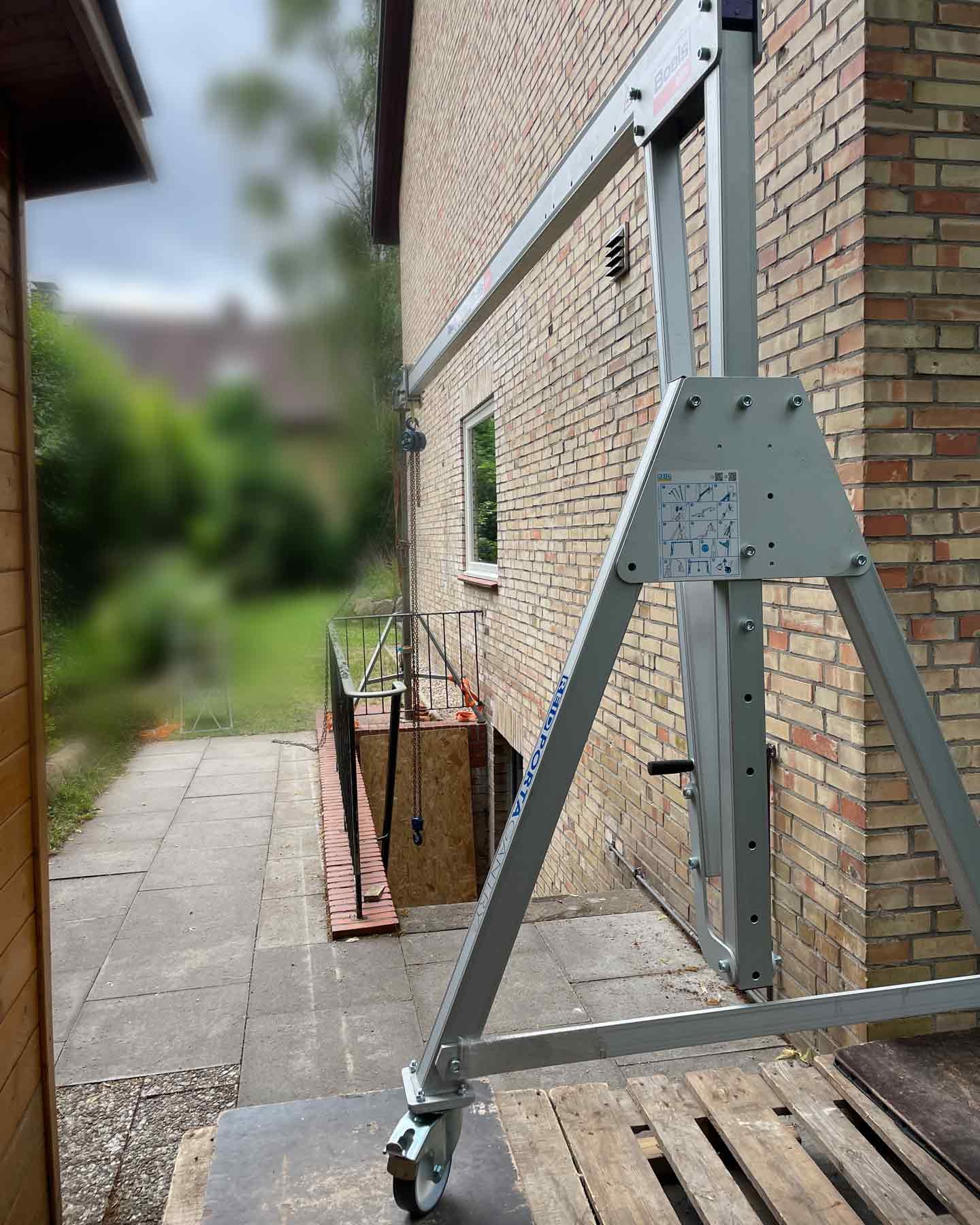 Tresor über Treppe transportieren aus Keller